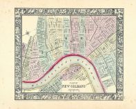 New Orleans from 1864 Mitchell Plate